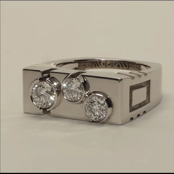 New Unisex 925 Silver Diamond Beautiful Ring 💍 - Picture 2 of 5